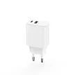 Setty hálózati töltő 1x USB + USB-C 3A 20W, fehér