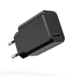 Setty hálózati töltő 1x USB 3A, fekete + USB-C kábel 1,0 m