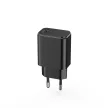 Setty hálózati töltő 1x USB 3A, fekete + USB-C kábel 1,0 m