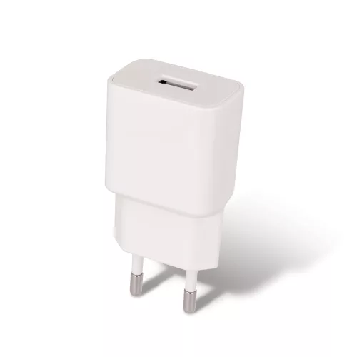 Setty hálózati töltő 1x USB 2,4A, fehér + Lightning kábel 1,0 m NEW