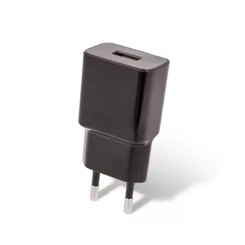   Setty hálózati töltő 1x USB 2,4A, fekete + USB-C kábel 1,0 m NEW