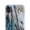 Gold Glam Case iPhone 11 feathers hátlap, tok, mintás