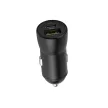 Maxlife MXCC-04 PD QC autós töltő 1x USB-C 1x USB 20W, fekete