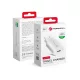 FORCELL F-ENERGY TFK-TC-1099 hálózati töltő USB A QC3.0 2,4A 18W, fehér