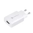 FORCELL F-ENERGY TFK-TC-1099 hálózati töltő USB A + kábel USB A to Type C QC3.0 2,4A 18W, fehér