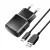 Blue Star hálózati töltő 2A 10W USB A + kábel USB A - Type C TFK-TC-1100B, fekete