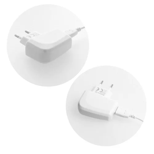 Blue Star LITE hálózati töltő 1A 5W USB A + kábel USB A to Lightning TFK-TC-1095B, fehér