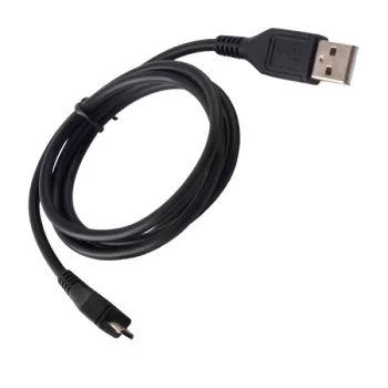 USB-A - Micro USB ver.1, 1m, kábel, fekete