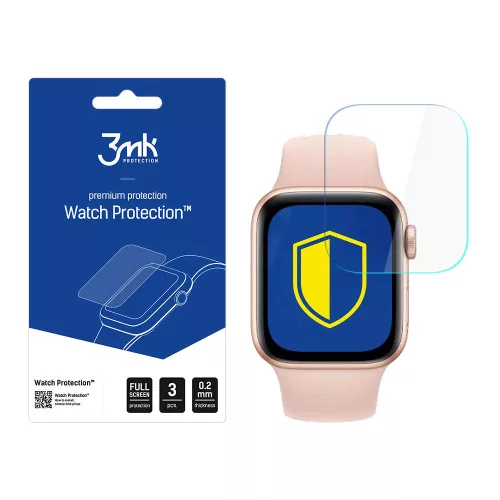 3MK fólia ARC FS Apple Watch 4 44mm fólia Fullscreen teljes képernyős fólia, átlátszó