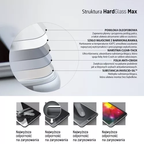 3mk HardGlass Max™ glass Samsung Galaxy A51 / A52 / A52 5G / A52s 5G edzett üvegfólia