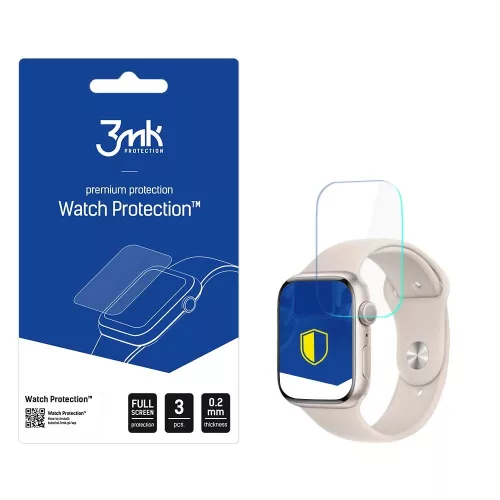 3MK Apple Watch 8/9 41 mm Watch Protection™ v. ARC+ kijelzővédő fólia