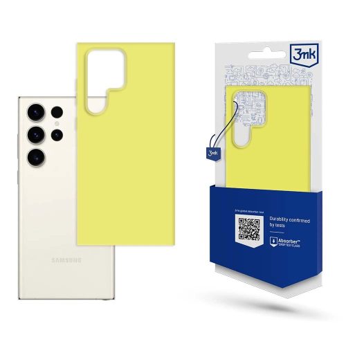 3MK Matt tok Samsung Galaxy S23 Ultra, sárga