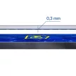3MK HardGlass Max Lite Samsung Galaxy S23 Plus, teljes képernyős edzett üvegfólia, fekete