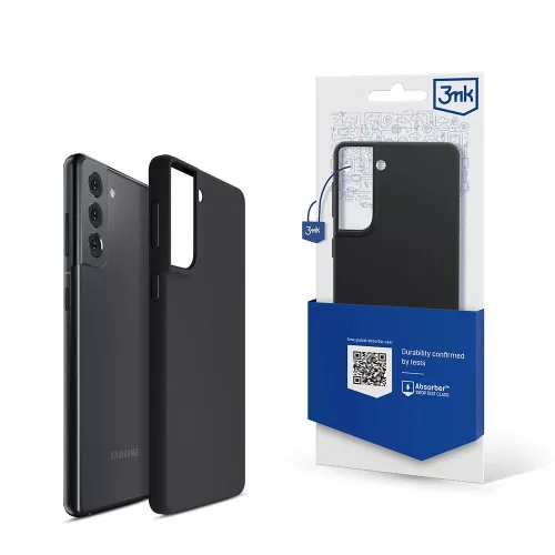 3MK szilikon tok Samsung S22 5G S901, fekete