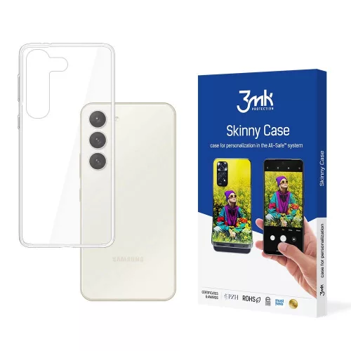 3MK All-Safe Skinny Case Samsung Galaxy S23 Plus hátlap, tok, átlátszó