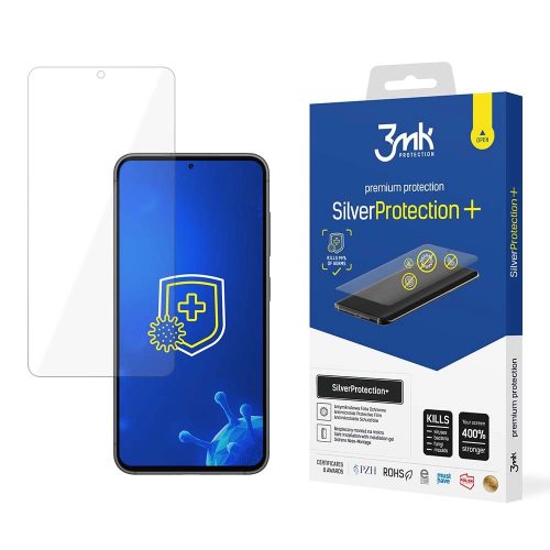3MK Silver Protect+ Samsung Galaxy S23 nedves szerelésű fólia