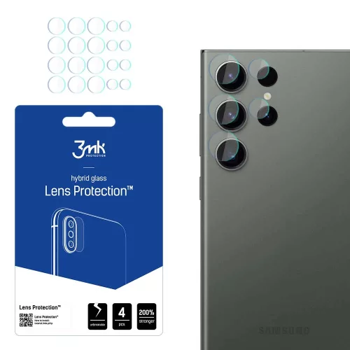3MK kameravédő hibrid üvegfólia Samsung Galaxy S23 Ultra