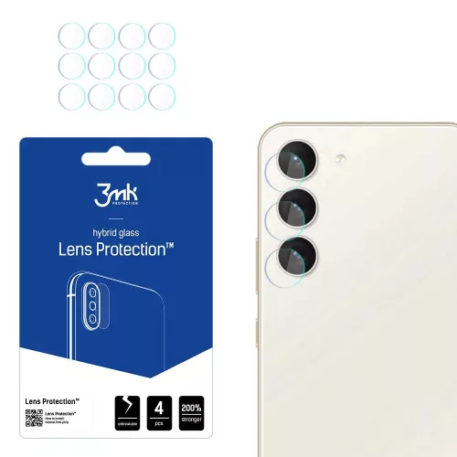 3MK Lens Protect Samsung Galaxy S23 Plus kamera védőfólia 4db.
