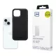 3mk Hardy Apple Silky Leather MagCase Apple iPhone 15 tok, fekete