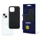 3mk Hardy Apple Silky Leather MagCase Apple iPhone 15 Plus tok, fekete