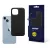 3mk Hardy Apple Silky Leather MagCase Apple iPhone 14 Plus tok, fekete
