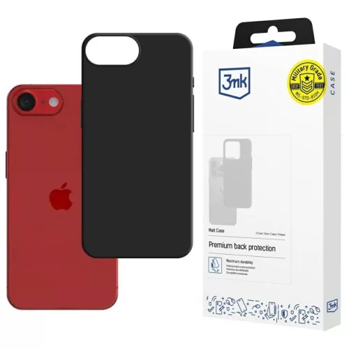 3MK Matt Case Apple iPhone 16E tok, fekete