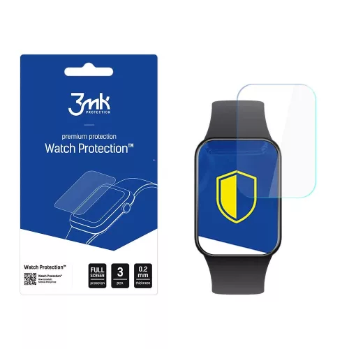 3mk Watch Protection™ hybrid glass v. FlexibleGlass Lite on Xiaomi Smart Band 8 Pro hibrid üvegfólia