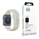 3MK szilikon óraszíj Apple Watch 38/40/41mm, bézs