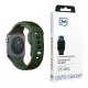 3MK szilikon óraszíj Apple Watch 42/44/45/49mm, zöld