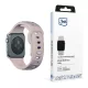 3MK szilikon óraszíj Apple Watch 42/44/45/49mm, rózsaszín