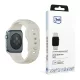 3MK szilikon óraszíj Apple Watch 42/44/45/49mm, bézs