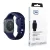 3MK szilikon óraszíj Apple Watch 42/44/45/49mm, kék