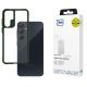 3mk Satin Armor Case+ tok, zöld Samsung Galaxy A55 5G tok, átlátszó