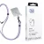 3MK EasyClip Purple (fekete) telefontartó nyakóraszíj telefonhoz, lila