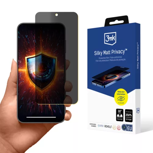 3mk Silky Matt Privacy Samsung Galaxy S23 FE matt betekintésvédő védőfólia