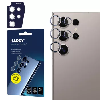   3mk HARDY Lens Protection Pro Glass Samsung Galaxy S24 Ultra kameravédő, szürke