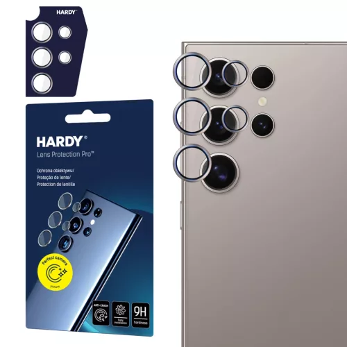 3mk HARDY Lens Protection Pro Glass Samsung Galaxy S24 Ultra kameravédő, szürke