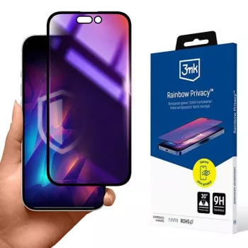   3MK Rainbow Privacy iPhone 14 Pro betekintésvédő üvegfólia