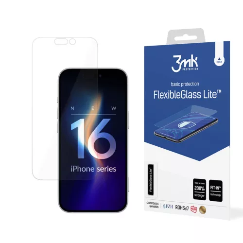 3mk FlexibleGlass Lite Apple iPhone 16 Pro edzett üvegfólia