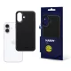 3mk Hardy Apple Silky Leather MagCase Apple iPhone 16 Plus tok, fekete