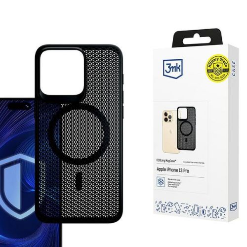 3MK COOLing MagCase iPhone 13 Pro tok, fekete