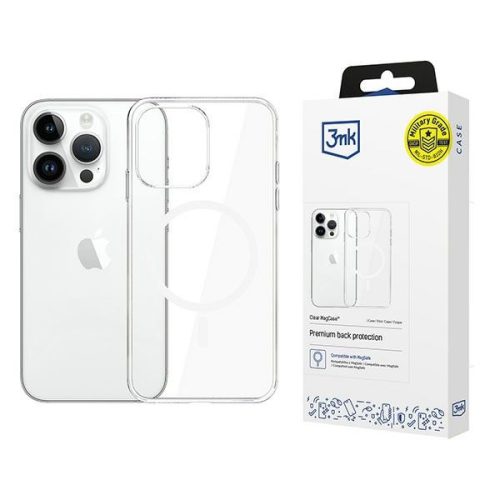 3MK MagCase iPhone 13 Pro Max tok, átlátszó