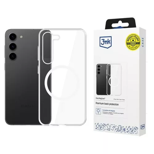 3MK Clear MagCase Samsung Galaxy S23 5G tok, átlátszó