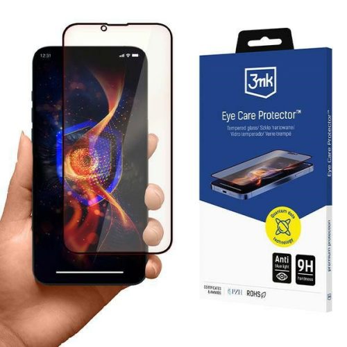 3mk Eye Care Protector Apple iPhone 13/13 Pro/14 edzett üvegfólia