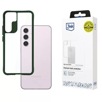 3MK Satin Armor Case+ Samsung Galaxy S24 tok, zöld