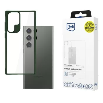 3MK Satin Armor Case+ Samsung Galaxy S24 Ultra tok, zöld