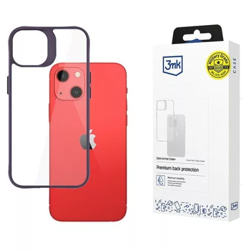 3MK Satin Armor Case+ iPhone 13 tok, lila
