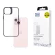 3mk Satin Armor Case+ tok, lila Apple iPhone 15 tok, átlátszó