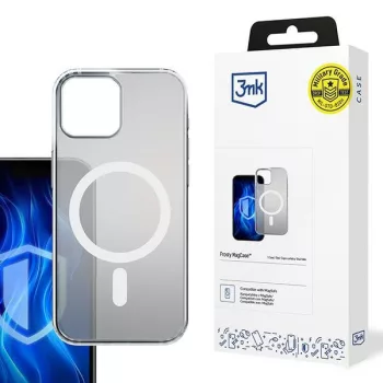 3MK Frosty MagCase iPhone 15 tok, fehér