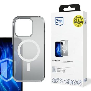 3MK Frosty MagCase iPhone 15 Pro tok, fehér